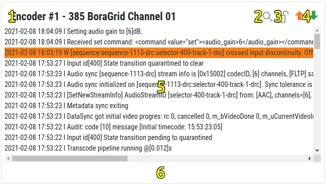 The BoraGrid Log Module